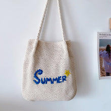 Women’s Summer Cotton Knitted Bag Shoulder Bag for Boho Everyday Style & Gifts