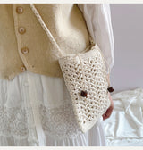 Women’s Handmade Crochet Crossbody Purse for Boho Everyday Style & Gifts