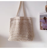 Women’s Handmade Crochet Retro Style Tote Bag for Boho Everyday Style & Gifts