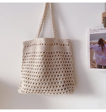 Women’s Handmade Crochet Retro Style Tote Bag for Boho Everyday Style & Gifts