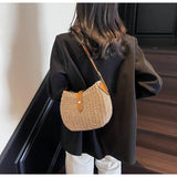 Women’s Straw Woven Crossbody Bag for Beach, Vacation & Summer Outfits