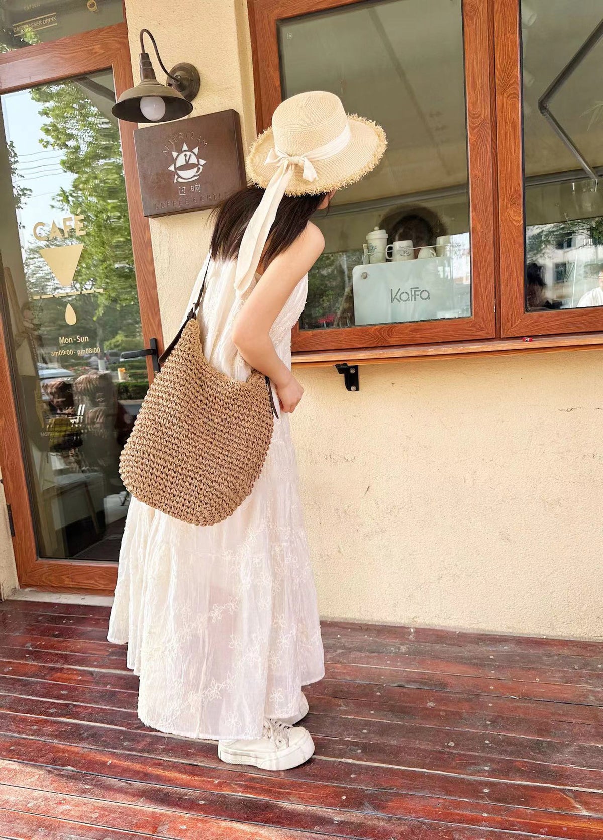 Women’s Beach Straw Woven Tote Bag for Beach, Vacation & Summer Outfits