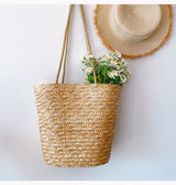 Women’s Straw Basket Summer Tote for Beach, Vacation & Summer Outfits
