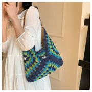 Women’s Straw Woven Shoulder Bag Tote Bag for Beach, Vacation & Summer Outfits
