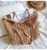 Women’s Handmade Crochet Retro Tote Shoulder Bag for Boho Everyday Style & Gifts