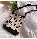 Women’s Crochet Cotton Mini Daisy Purse for Boho Everyday Style & Gifts