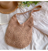 Women’s Boho Crochet Shoulder Bag Tote Bag for Boho Everyday Style & Gifts