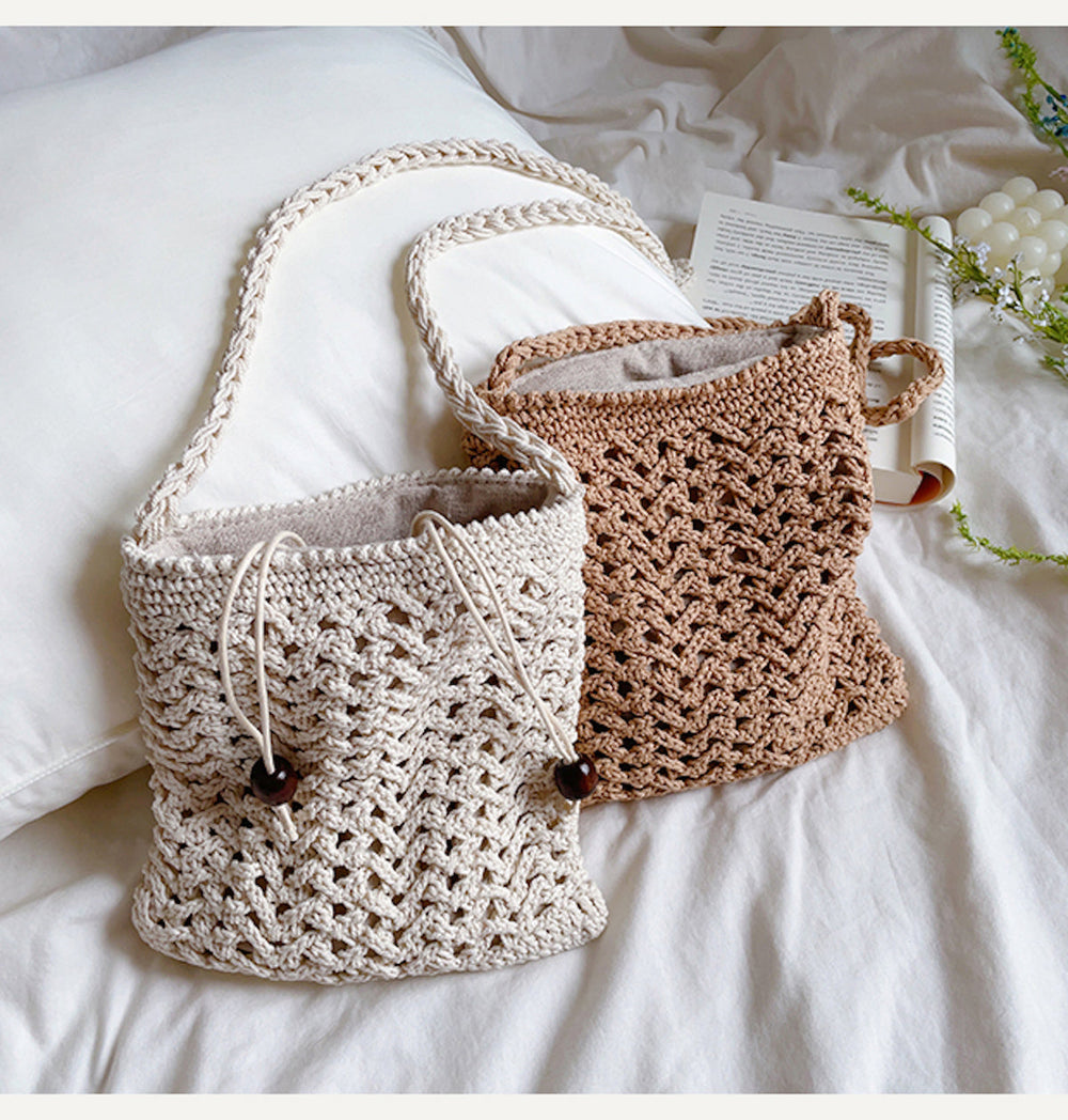 Handgefertigte Häkel-Umhängetasche für Damen im Boho-Stil – Alltagsaccessoire & Geschenk