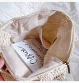 Women’s Artsy Cotton Knitted Shoulder Bag for Boho Everyday Style & Gifts