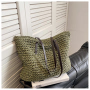 Women’s Everyday Large Straw Woven Summer Bag Tote Bag for Beach, Vacation & Summer Outfits
