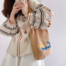 Women’s Summer Cotton Knitted Bag Shoulder Bag for Boho Everyday Style & Gifts
