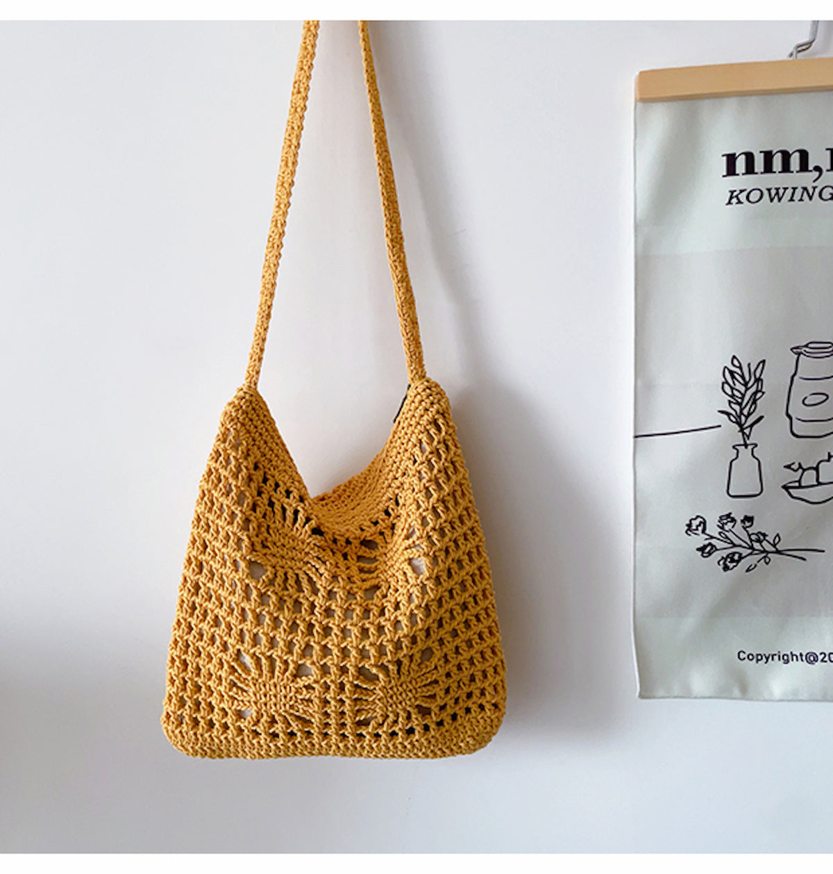 Women’s Handmade Crochet Crossbody Bag for Boho Everyday Style & Gifts