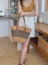 Women’s Straw Summer Tote Beach Basket Bag for Beach, Vacation & Summer Outfits