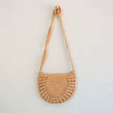 Women’s Small Boho Cotton Knitted Shoulder Bag Purse for Boho Everyday Style & Gifts