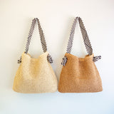 Women’s Straw Shoulder Bag Tote Bag for Beach, Vacation & Summer Outfits
