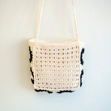 Women’s Small Boho Cotton Knitted Shoulder Bag Purse for Boho Everyday Style & Gifts