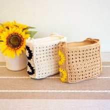 Women’s Small Boho Cotton Knitted Shoulder Bag Purse for Boho Everyday Style & Gifts