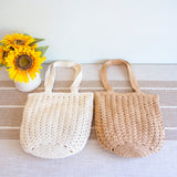Women’s Handmade Crochet Retro Style Tote Bag for Boho Everyday Style & Gifts