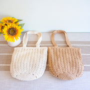 Women’s Handmade Crochet Retro Style Tote Bag for Boho Everyday Style & Gifts