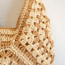 Geflochtene Stroh-Schultertasche für Damen, Strandtasche für Urlaub & Sommer-Outfits