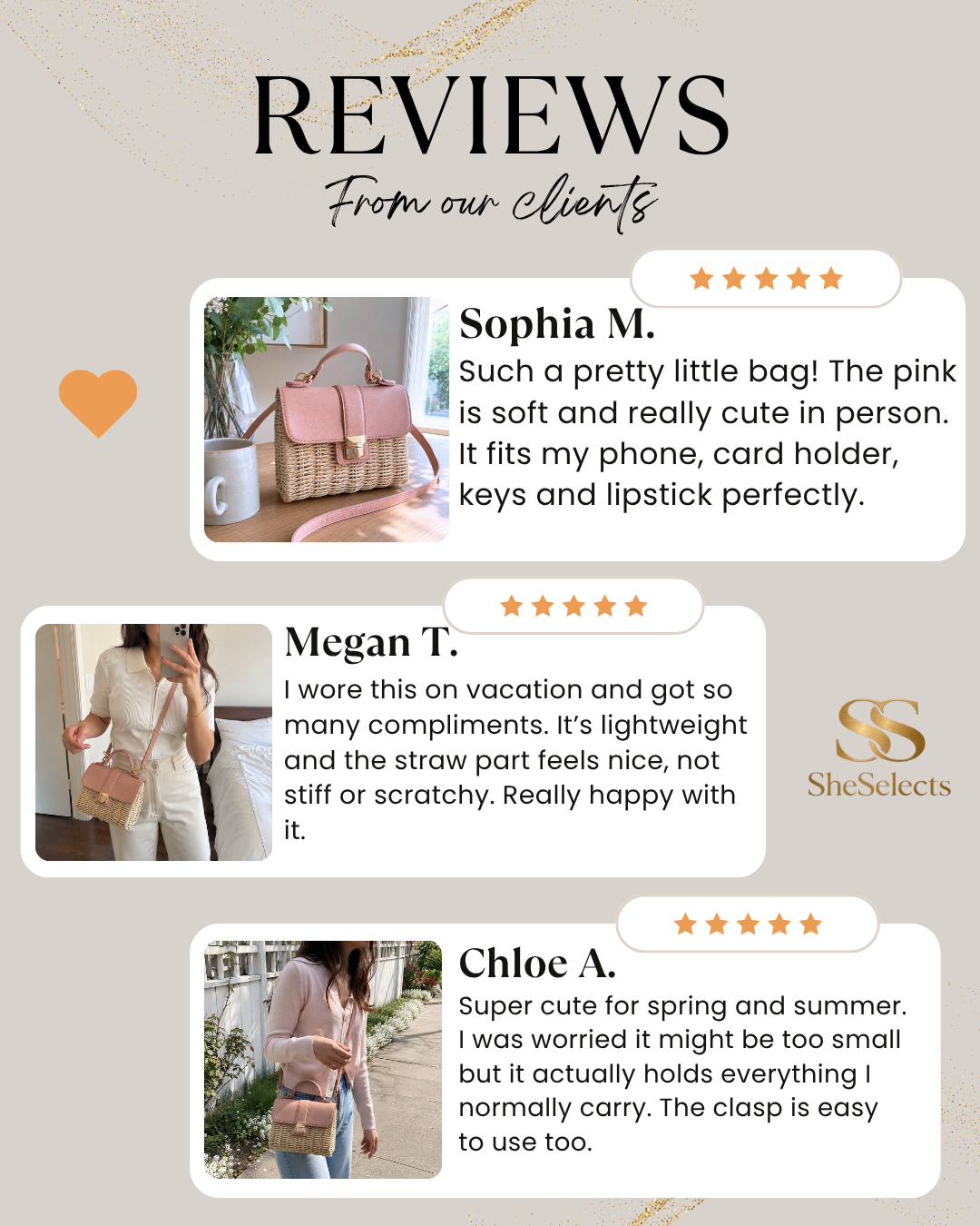 Structured Woven Straw Satchel with Pink Flap, Top Handle Crossbody Bag