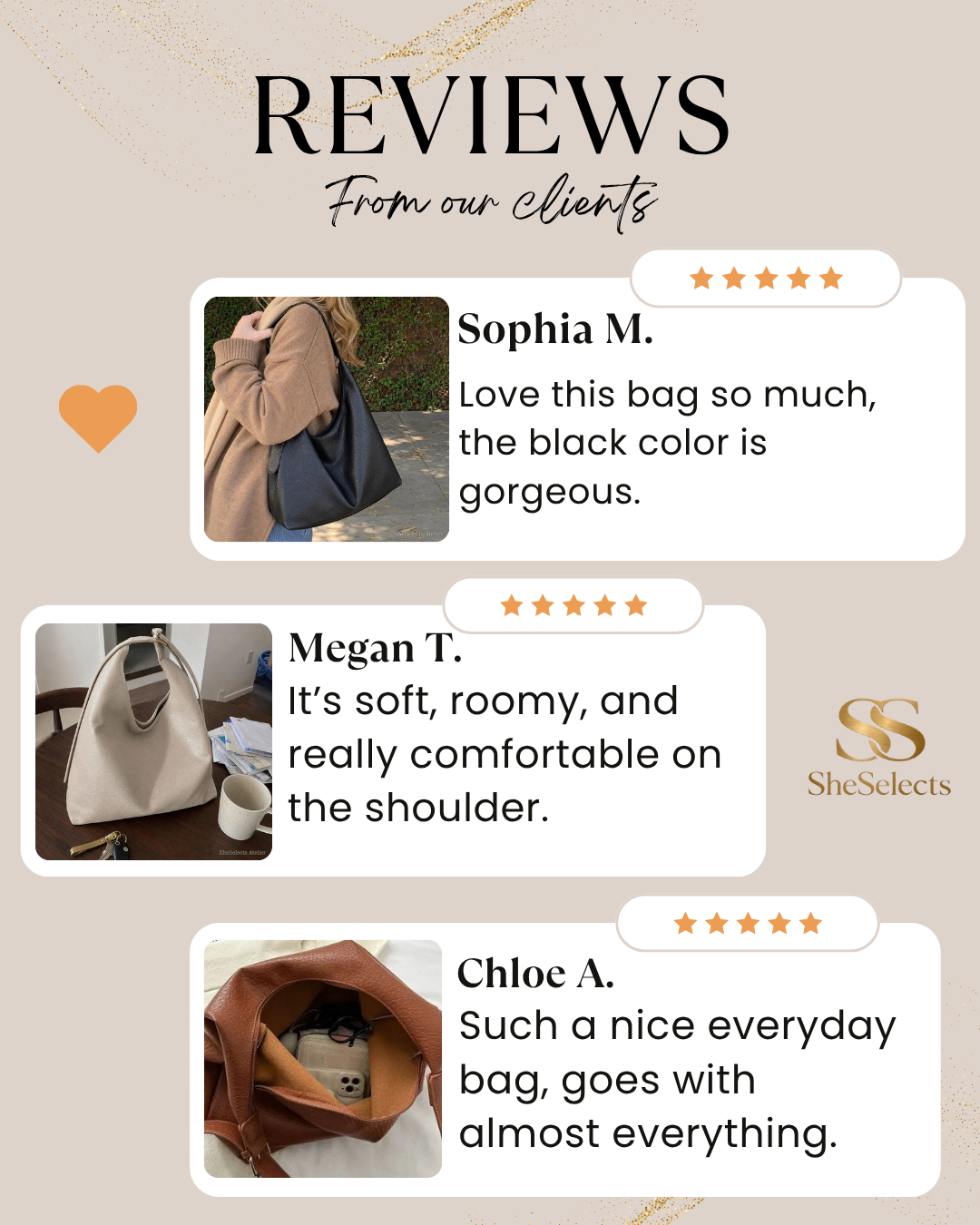 Large Vegan Leather Hobo Bag, Soft Slouchy Shoulder Tote for Women