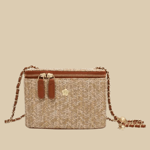 Straw Summer Bag for Women, Natural Summer Vacation Purse