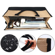 Jute Beach Bag for Women, Lightweight Summer Vacation Purse, styled as a SheSelects summer accessory