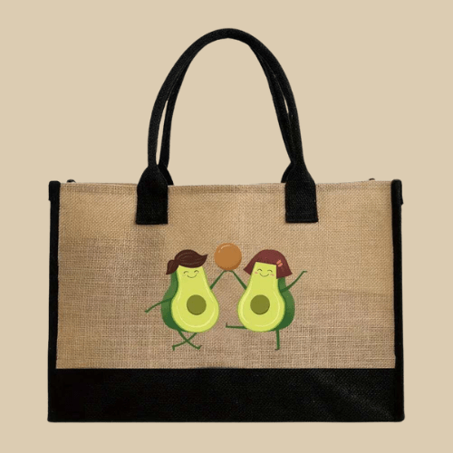 Jute Beach Bag for Women, Lightweight Summer Vacation Purse, styled as a SheSelects summer accessory