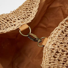 Straw Beach Bag for Women, Lightweight Summer Vacation Purse