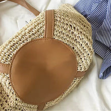 Straw Beach Bag for Women, Lightweight Summer Vacation Purse