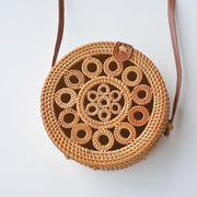Rattan Summer Bag for Women, Natural Summer Vacation Purse, styled as a SheSelects summer accessory