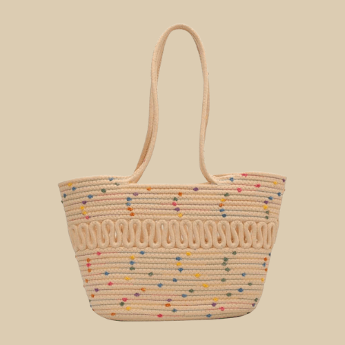 Straw Summer Bag for Women, Natural Summer Vacation Purse