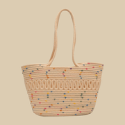 Straw Summer Bag for Women, Natural Summer Vacation Purse, styled as a SheSelects summer accessory
