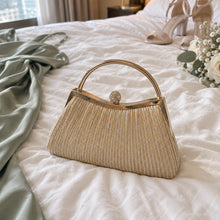 Celestine Crystal Pleated Evening Bag for Bridesmaids