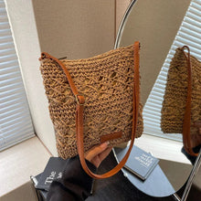 Crochet Crossbody Bag for Women, Woven Summer Purse with Easy Strap