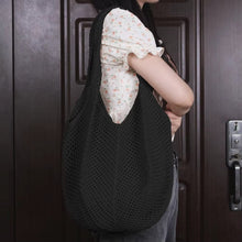 Crochet Tote Bag for Women, Woven Summer Beach and Vacation Purse