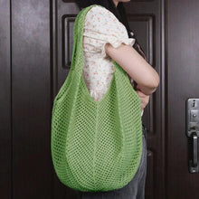 Crochet Tote Bag for Women, Woven Summer Beach and Vacation Purse