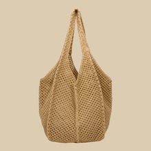 Crochet Tote Bag for Women, Woven Summer Beach and Vacation Purse
