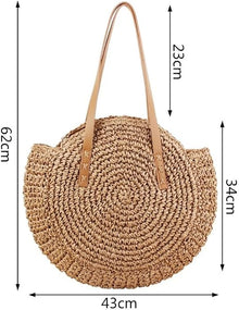 Crochet Summer Bag for Women, Natural Summer Vacation Purse