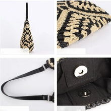 Crochet Tote Bag for Women, Woven Summer Beach and Vacation Purse