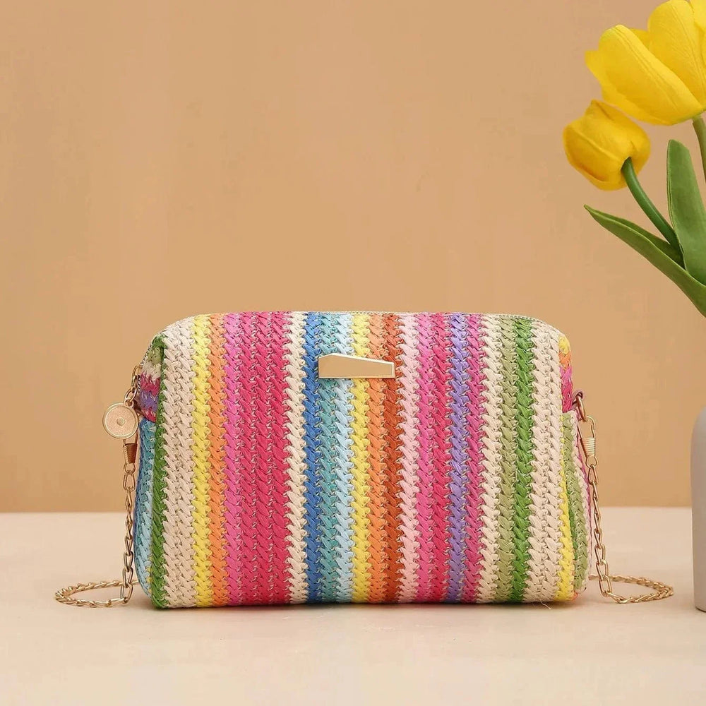 Straw Summer Bag for Women, Natural Summer Vacation Purse