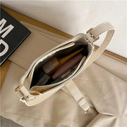 Vegan Leather Handbag for Women, Everyday City Purse in Light Brown, styled as a SheSelects summer accessory