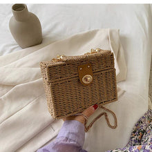 Straw Summer Bag for Women, Natural Summer Vacation Purse