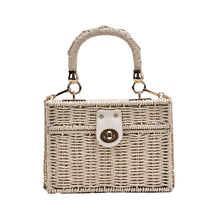 Straw Summer Bag for Women, Natural Summer Vacation Purse