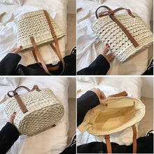 Straw Summer Bag for Women, Natural Summer Vacation Purse