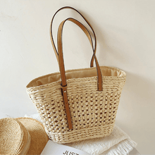 Straw Summer Bag for Women, Natural Summer Vacation Purse