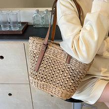Straw Summer Bag for Women, Natural Summer Vacation Purse