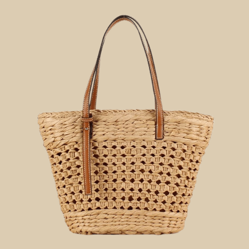 Straw Summer Bag for Women, Natural Summer Vacation Purse