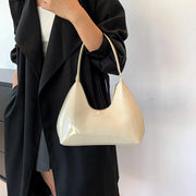Vegan Leather Handbag for Women, Everyday City Purse in Coffee, styled as a SheSelects summer accessory